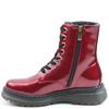 HEAVENLY FEET WOMENS ANKLE BOOT - RED PATENT